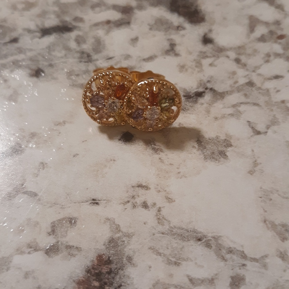 Yellow Gold filled earrings